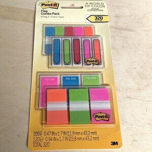 Post It Miami Collection Flag Combo Pack 320 ct